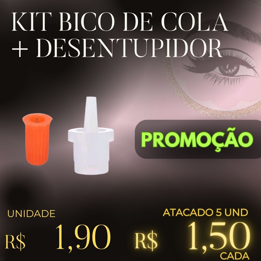 KIT BICO DE COLA + DESENTUPIDOR